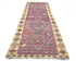 13 Feet Moroccan Purple Hand Woven Wool Runner Rug